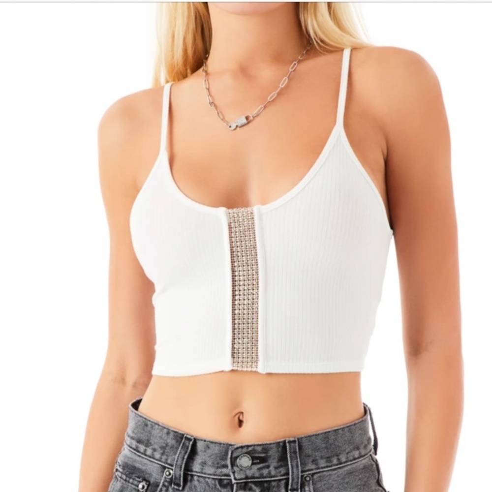 Rhinestone tank top